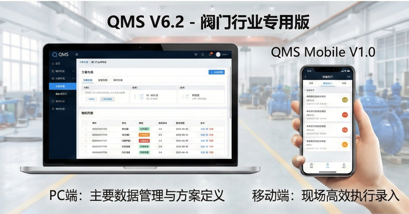 QMS V6.2 阀门行业专用版 QMS V6.2 阀门行业专用版