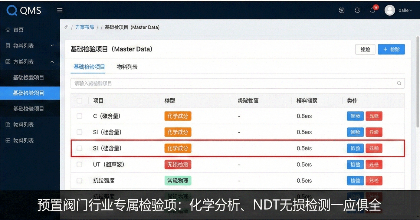 QMS V6.2 阀门行业专用版 QMS V6.2 阀门行业专用版