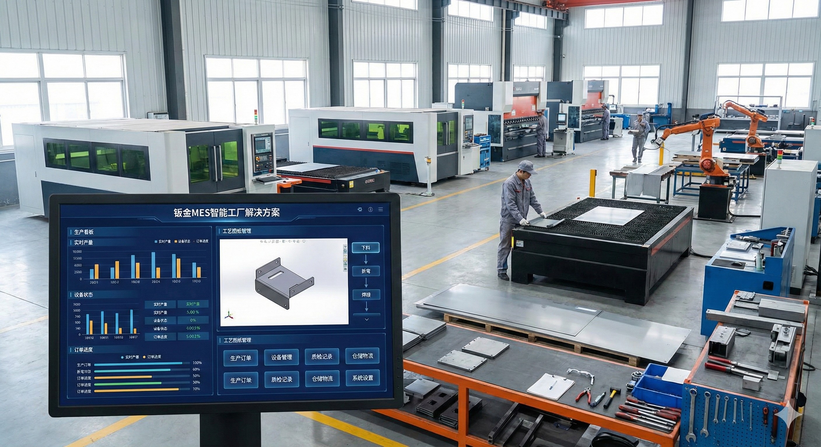 钣金行业MES系统